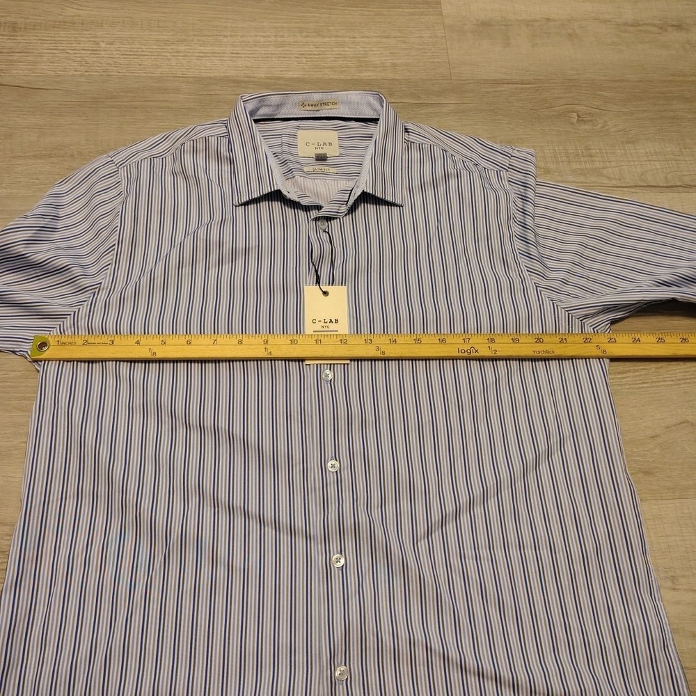 C lab 4 Way Stretch Button‎ Shirt Long Sleeve XL Lot Bundle 3 Performance - Picture 9 of 10